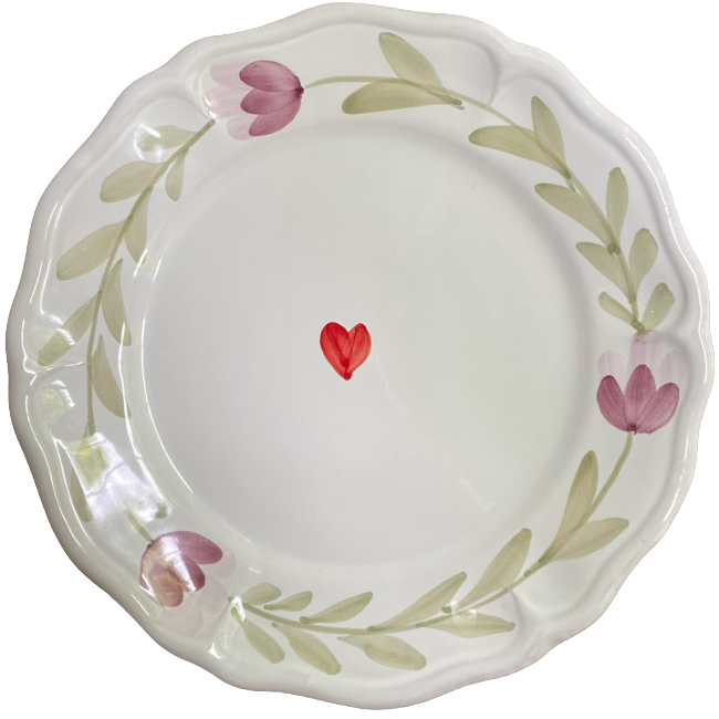 Violet Rosa Plate - 28 cm