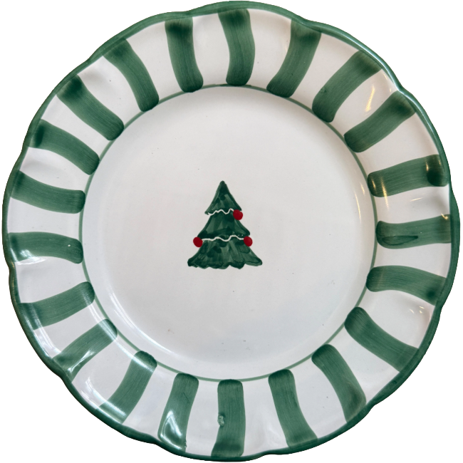 20cm Christmas Tree Plate
