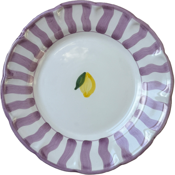 Capri Plate 25 cm Violet