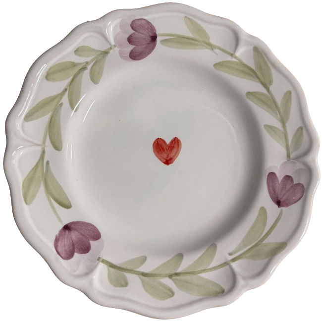Violet Rosa Plate - 20 cm