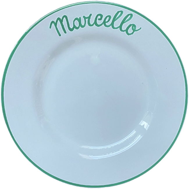 Personalised Plate 20 cm - La Famiglia