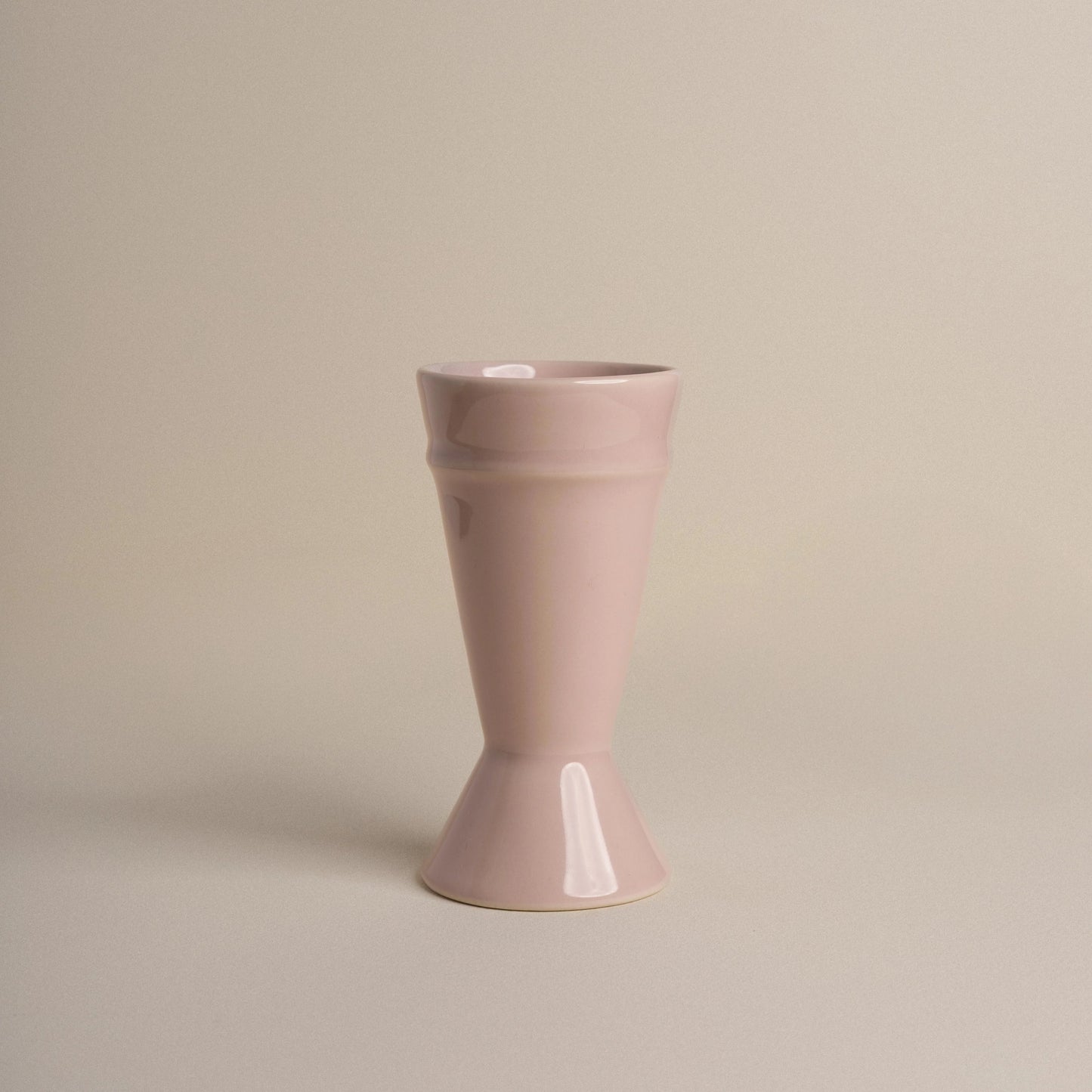 Mazagran nude, rose en céramique artisanale – Atelier Maison Quatre