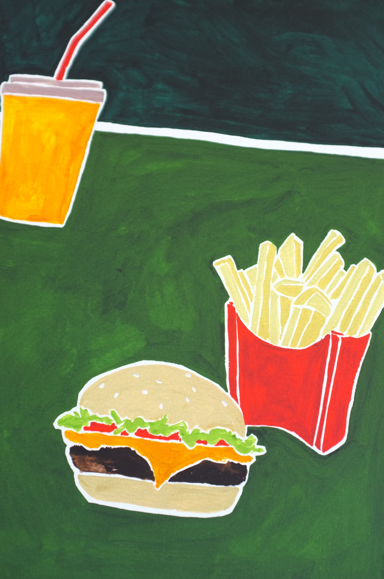 At The Diner Print