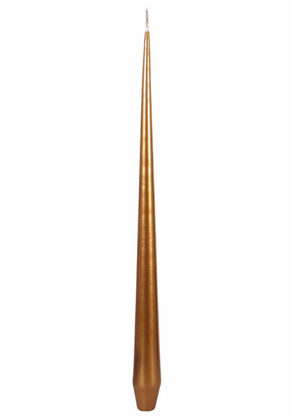 Aurora Small Slender Taper Candles - Gold - Casa by Josephine Jenno