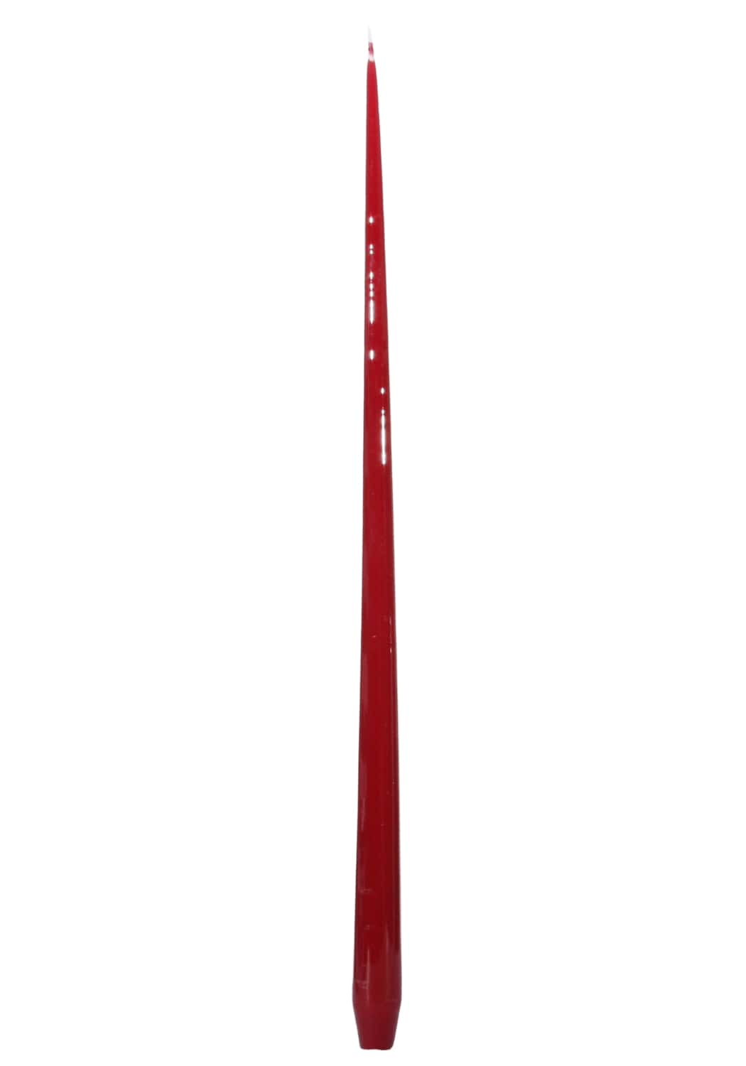 Aurora Tall Slender Taper Candles - Red - Casa by Josephine Jenno