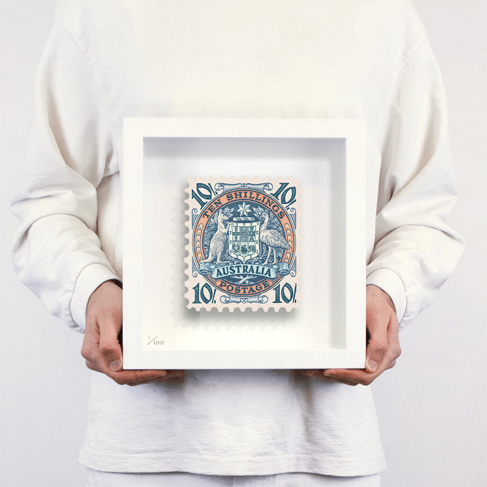 Australia Small Floating Print