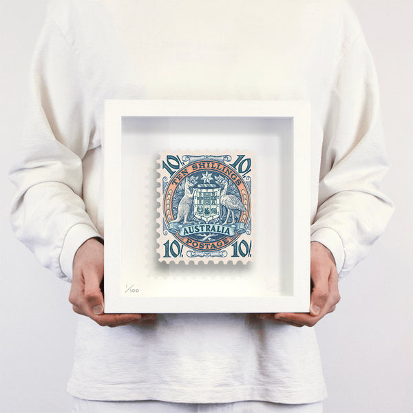 Australia Small Floating Print