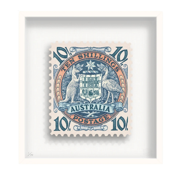 Australia Small Floating Print