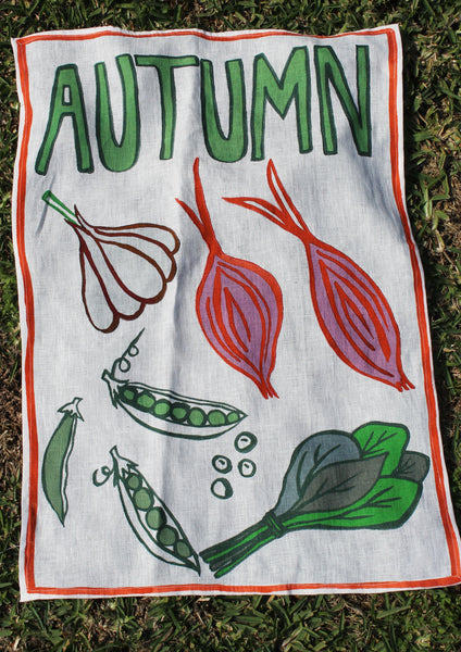 Autumn Tea Towel