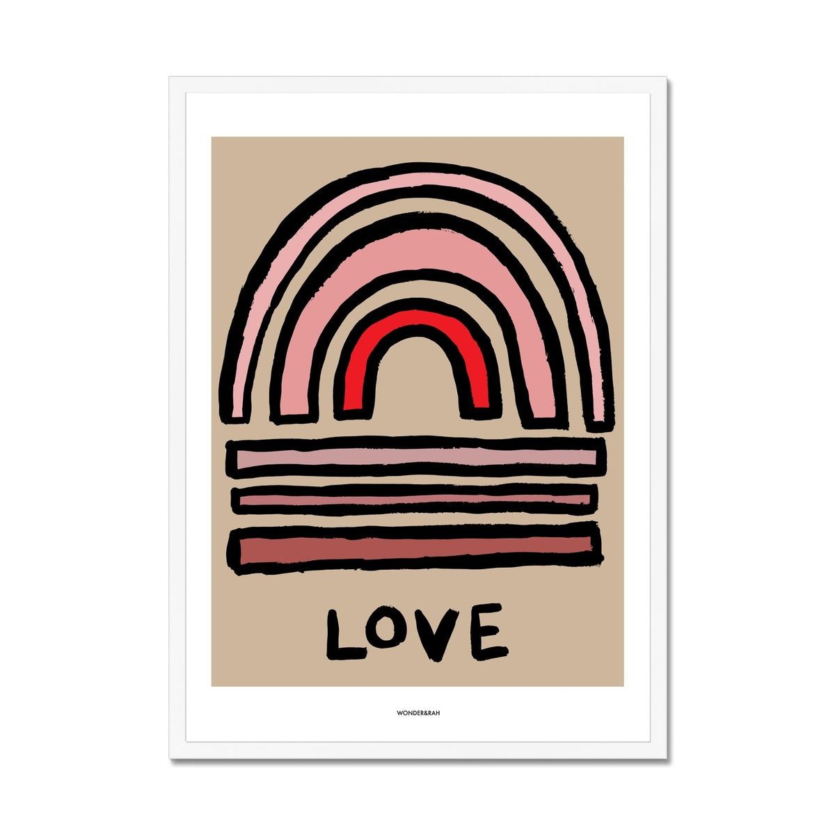 Love Abstract Print