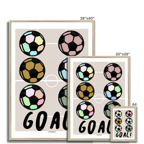 Neon Goal! Children's Print