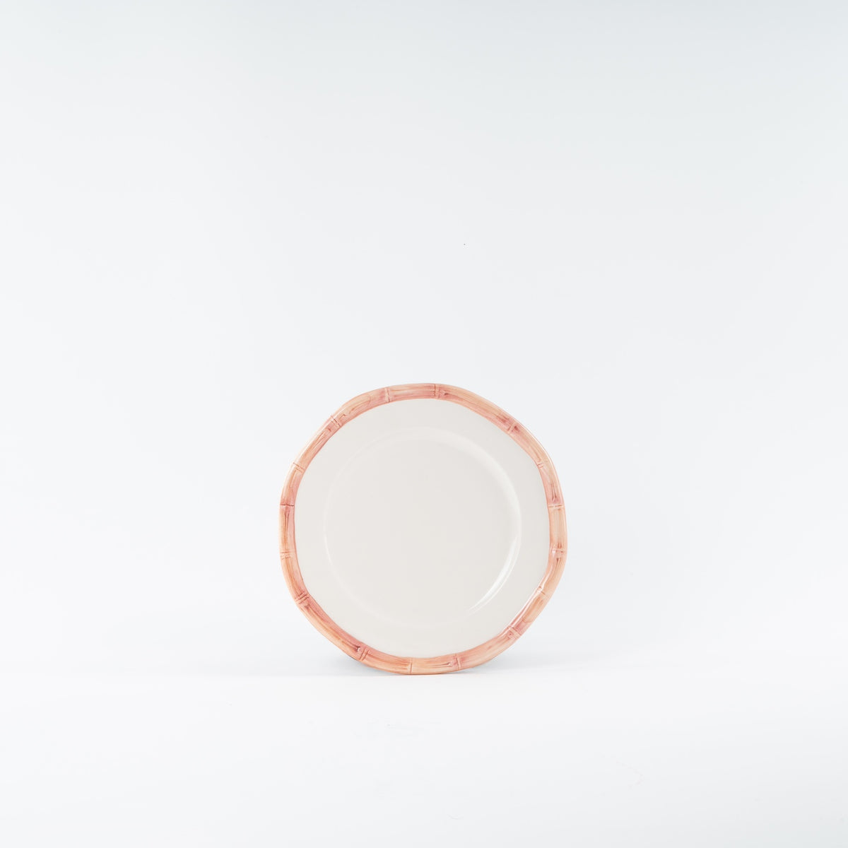 Bamboo Collection Ceramic Plate - Pink