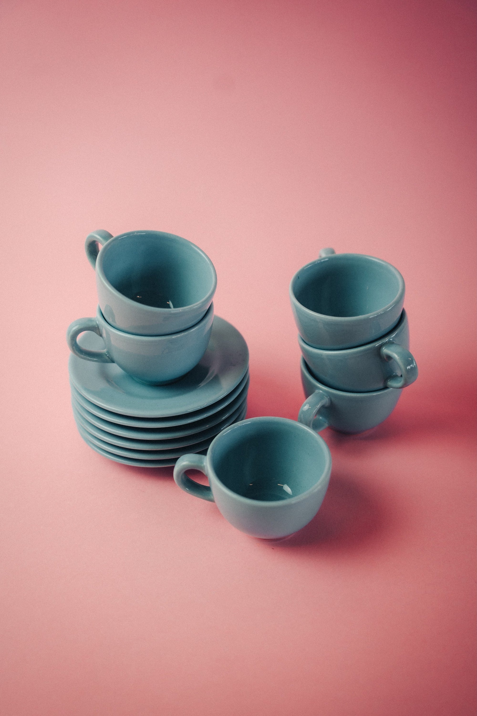 Baby Blue Espresso Cups