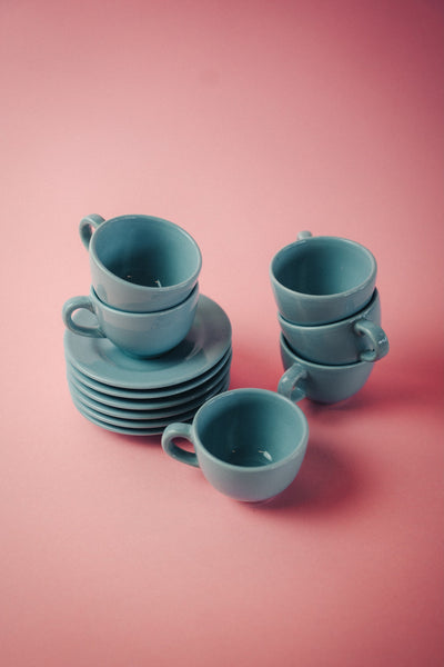 Baby Blue Espresso Cups