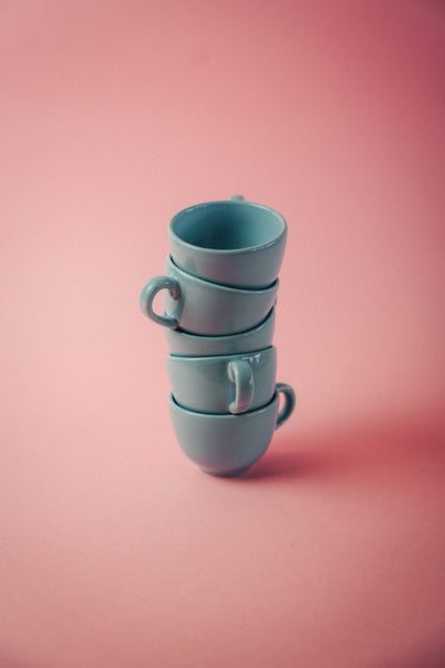 Baby Blue Espresso Cups