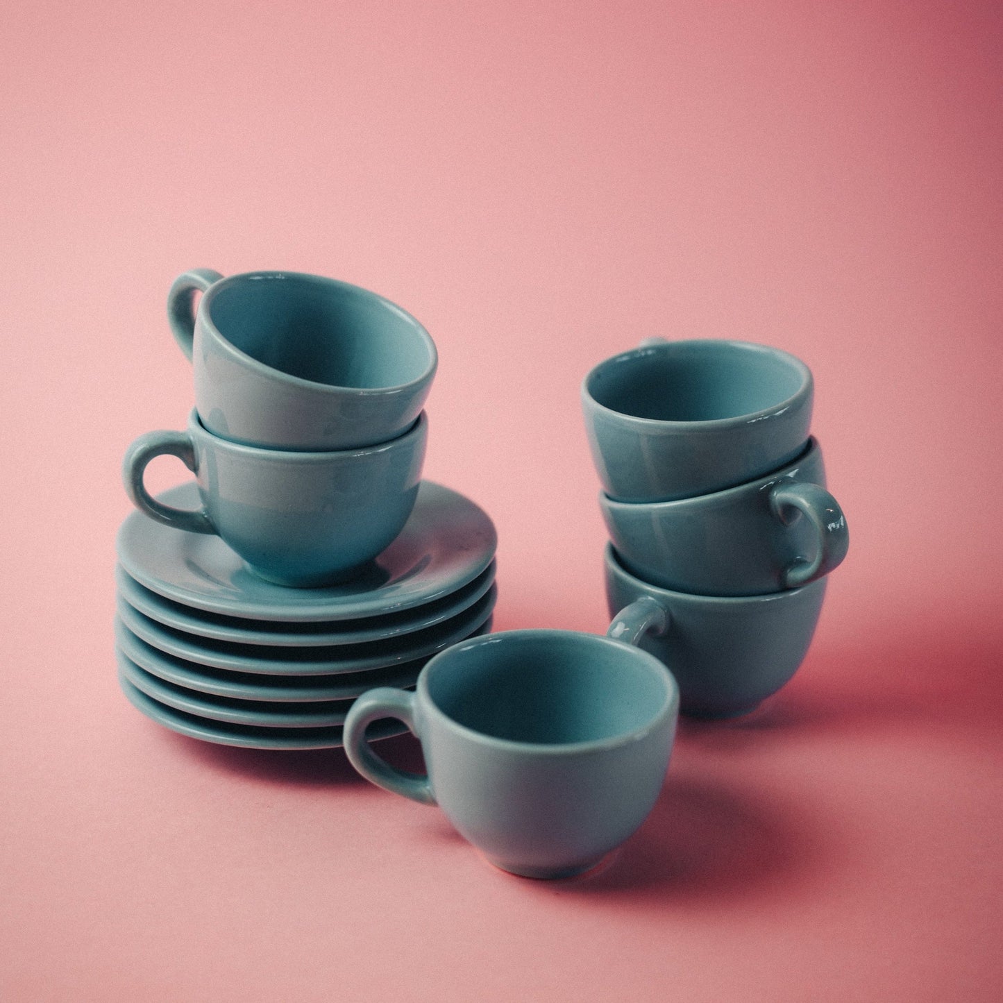 Baby Blue Espresso Cups