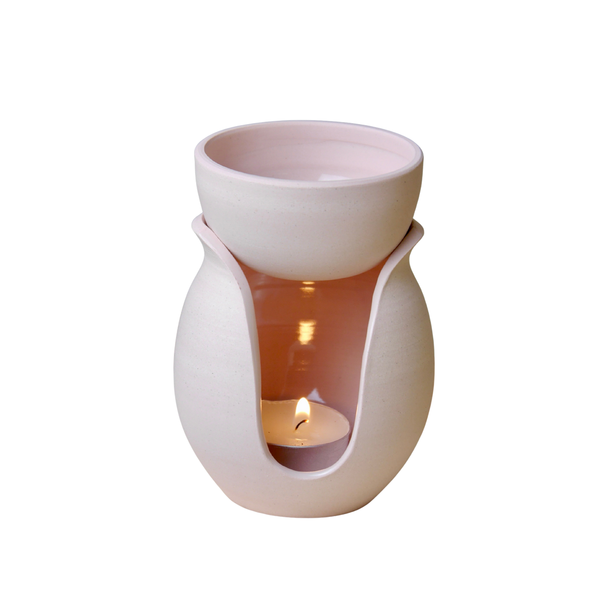Ceramic Oil Burner, Blush