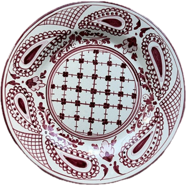 Bandana Bordeaux Plate 20cm