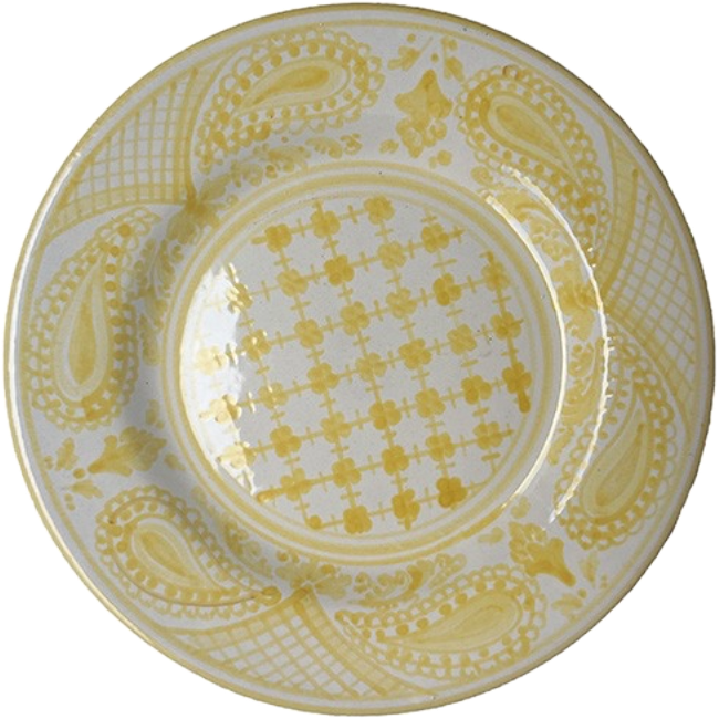 Bandana Yellow Plate 25cm
