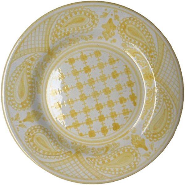 Bandana Yellow Plate 25cm