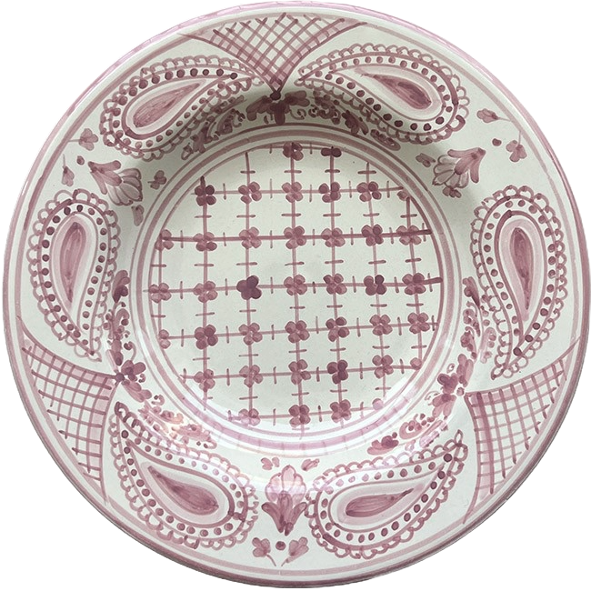 Bandana Pink Plate 20cm