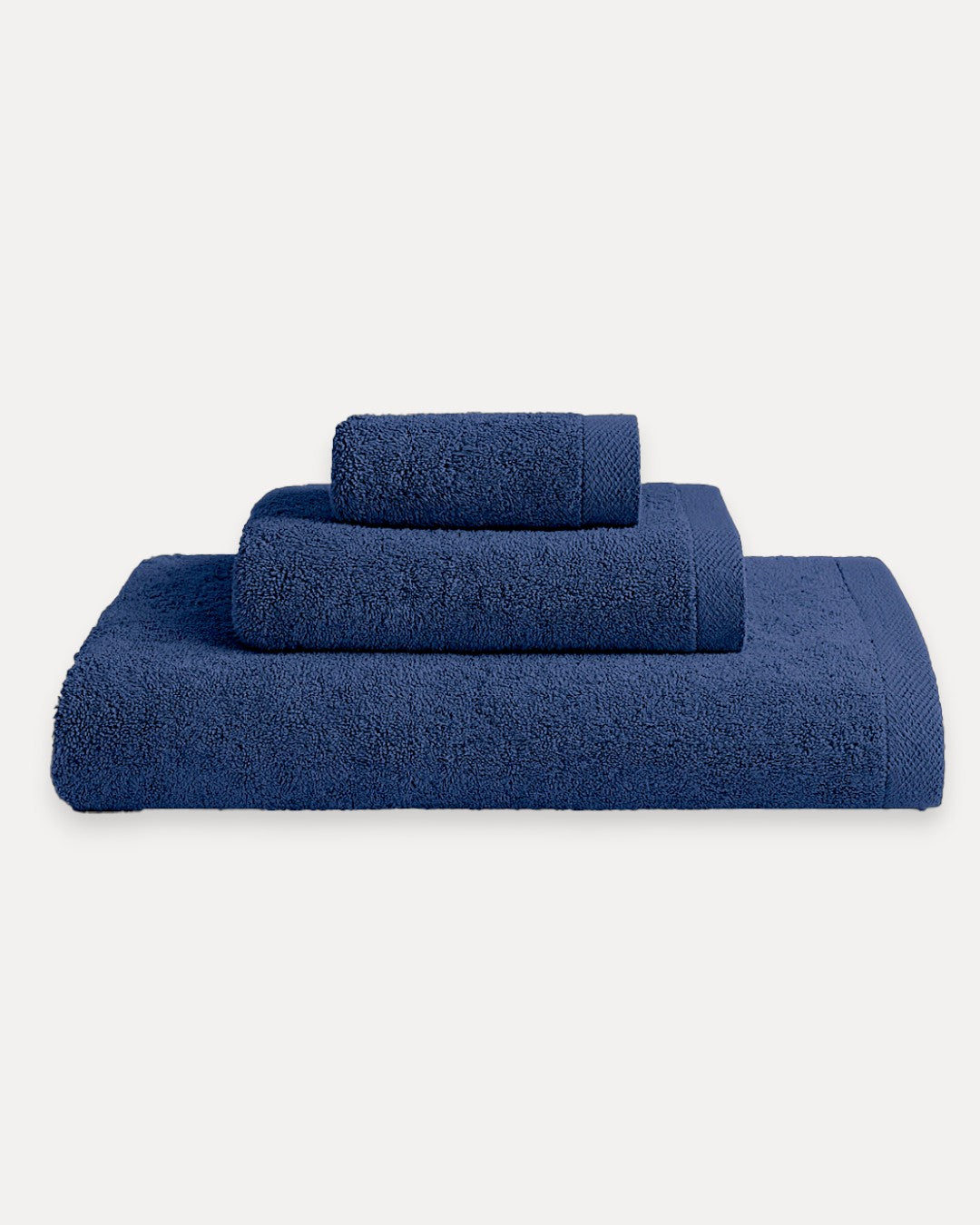 Premium Dark Blue Cotton Bath Towel