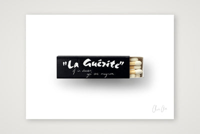 Matchbox at La Guerite — A4 (30×21cm, 12×8") Print only