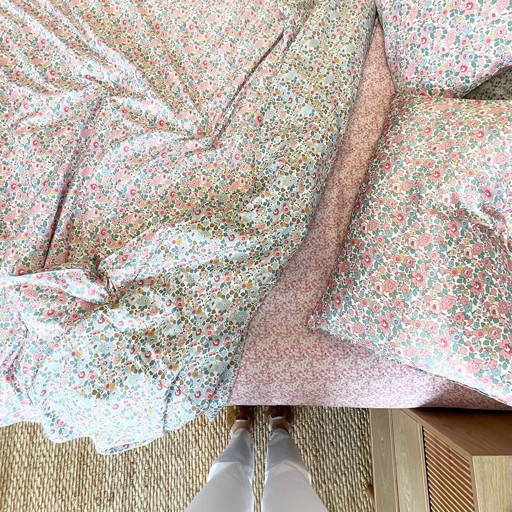 Duvet Set made with Liberty Fabric BETSY CANDY FLOSS - Coco & Wolf