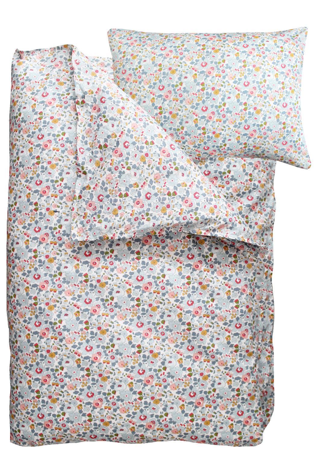 Duvet Set made with Liberty Fabric BETSY GREY - Coco & Wolf