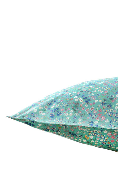 Duvet Set made with Liberty Fabric DONNA LEIGH GREEN - Coco & Wolf