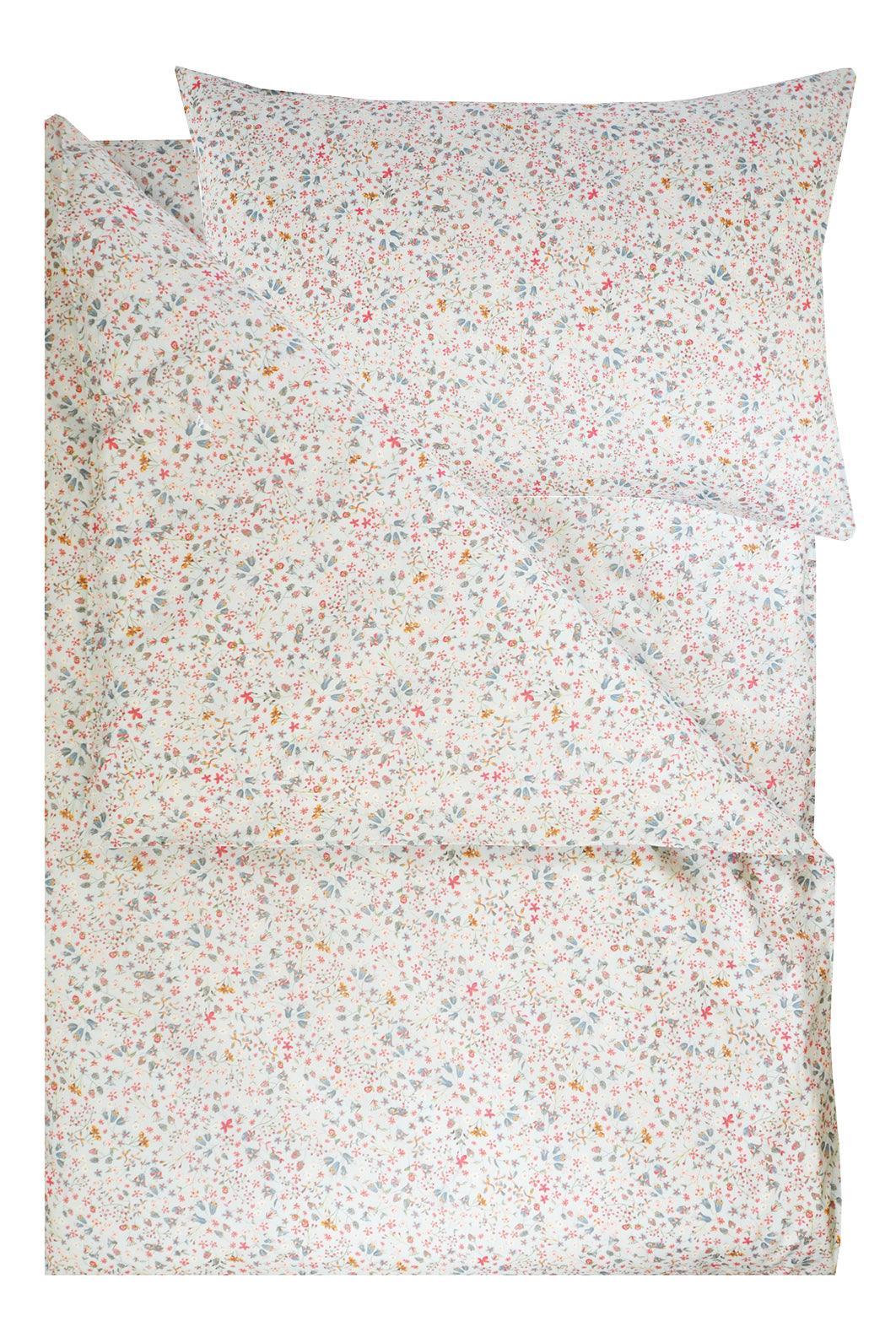 Duvet Set made with Liberty Fabric DONNA LEIGH DUCK EGG - Coco & Wolf
