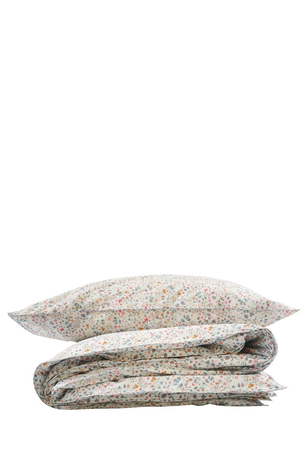 Duvet Set made with Liberty Fabric DONNA LEIGH DUCK EGG - Coco & Wolf