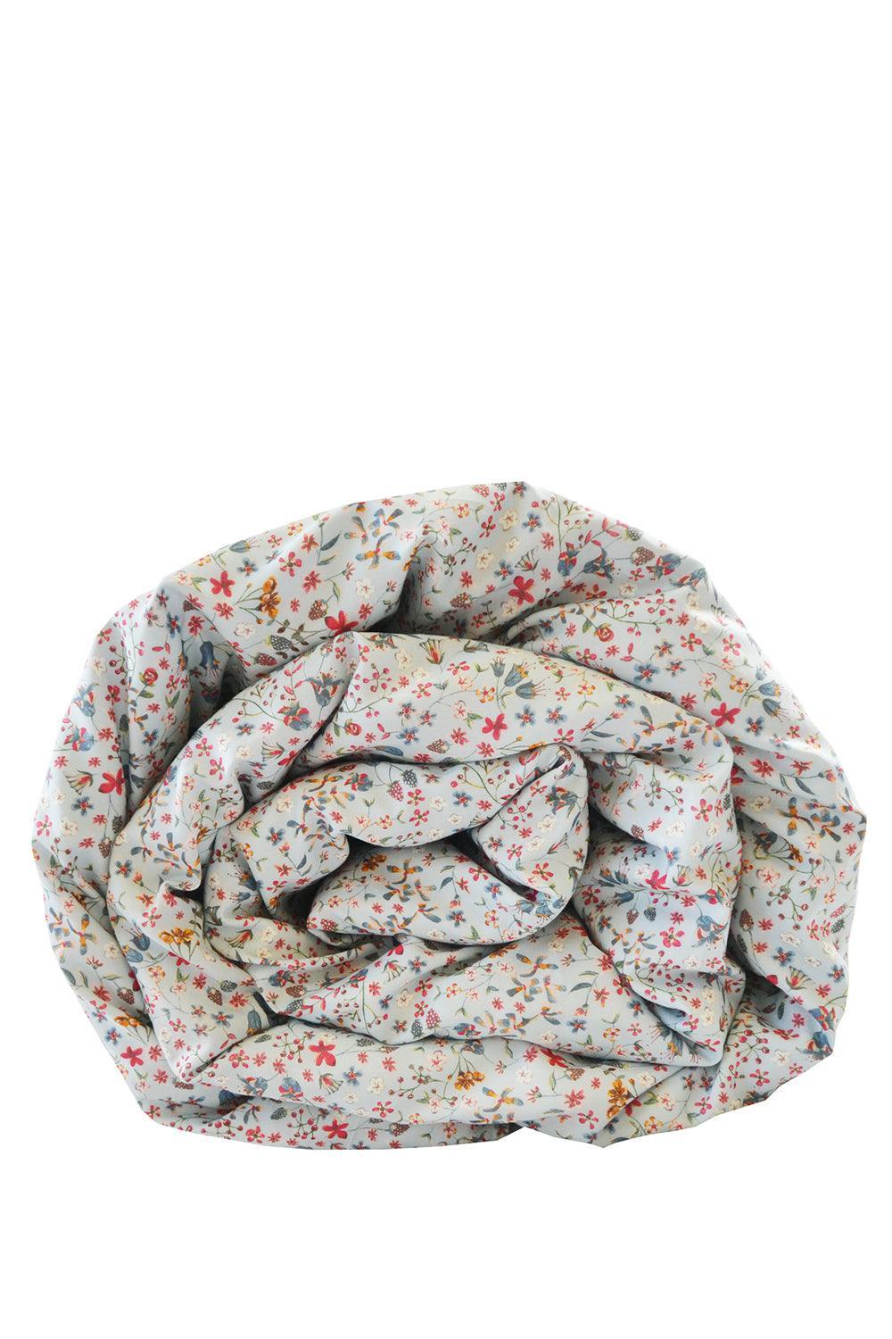Duvet Set made with Liberty Fabric DONNA LEIGH DUCK EGG - Coco & Wolf
