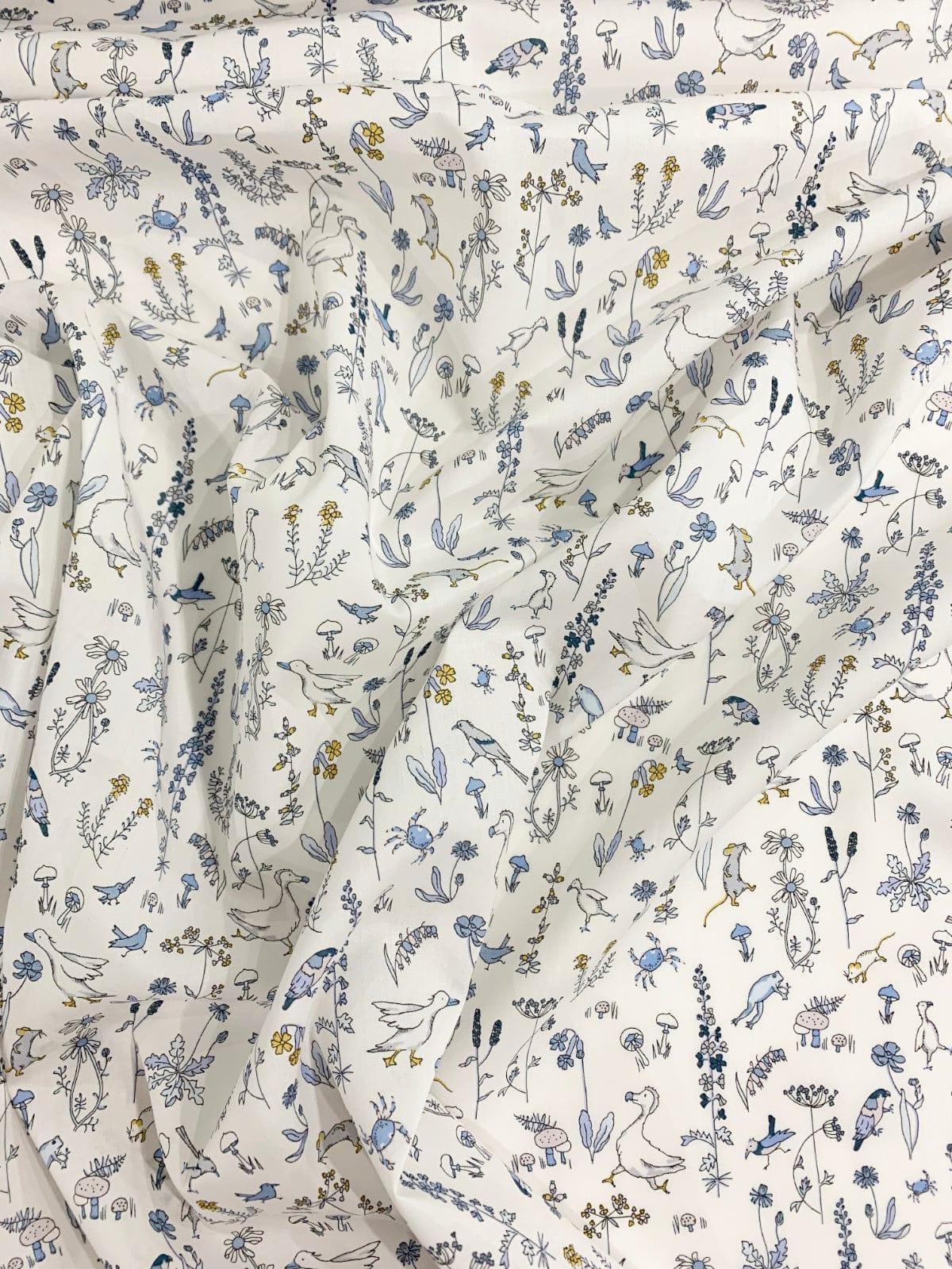 Duvet Set made with Liberty Fabric THEO BLUE - Coco & Wolf