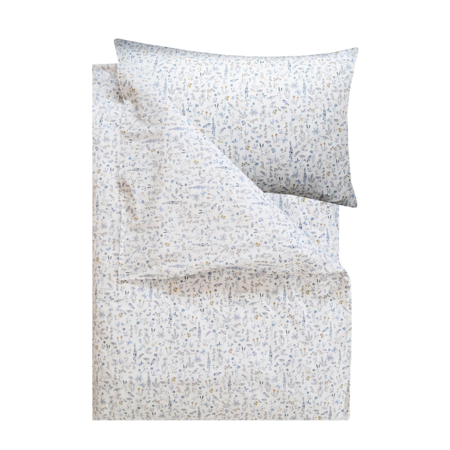 Complete Bedding Set Made With Liberty Fabric Theo Blue