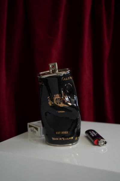 Crushed Silver Beer Can
