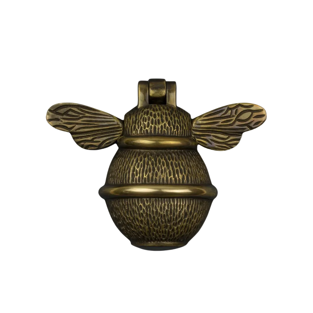 Brass Bee Door Knocker - Bronze Finish