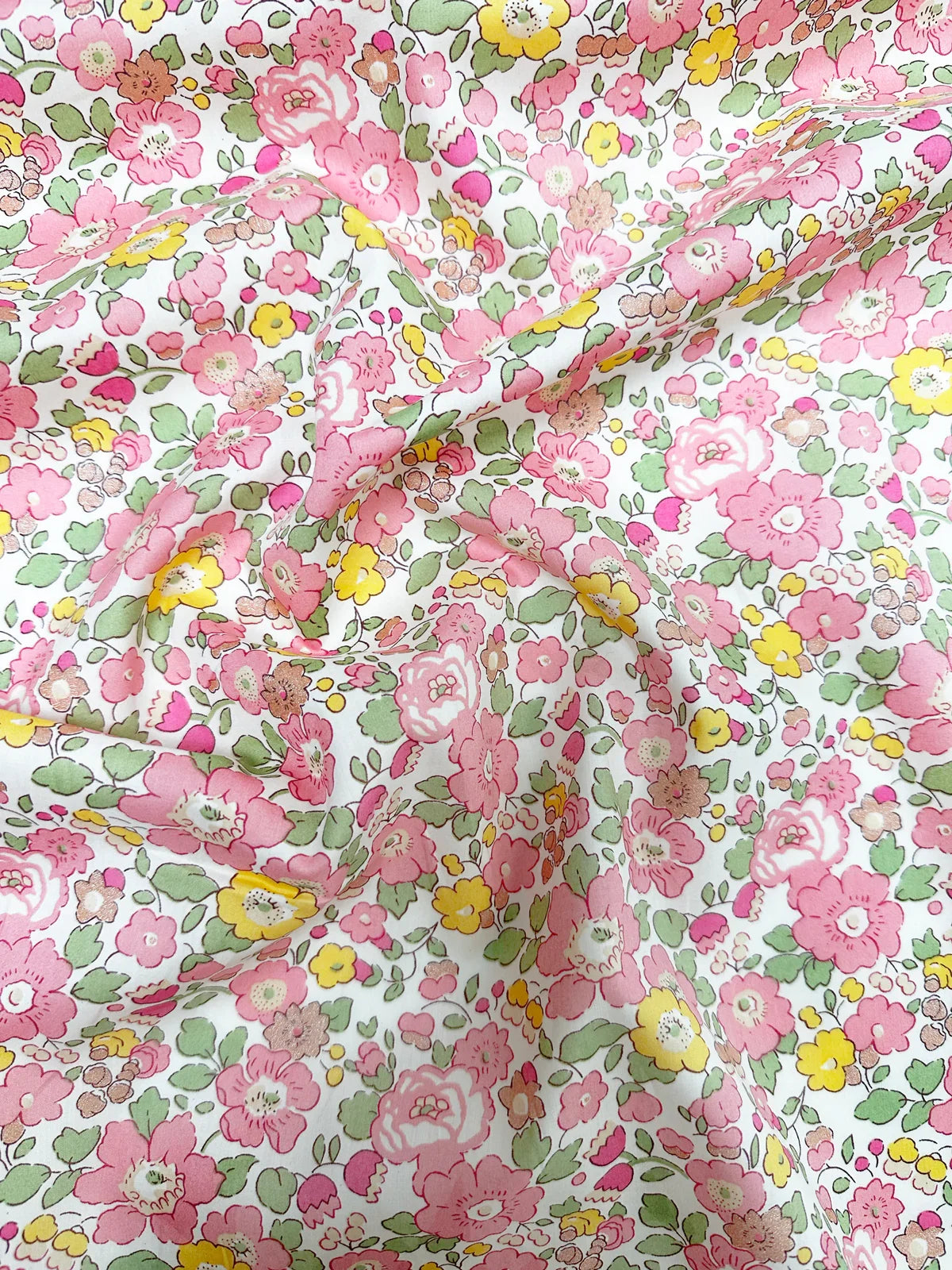 Pillowcase made with Liberty Fabric BETSY COPPER PINK - Coco & Wolf