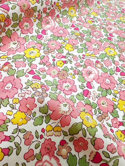 Pillowcase made with Liberty Fabric BETSY COPPER PINK - Coco & Wolf