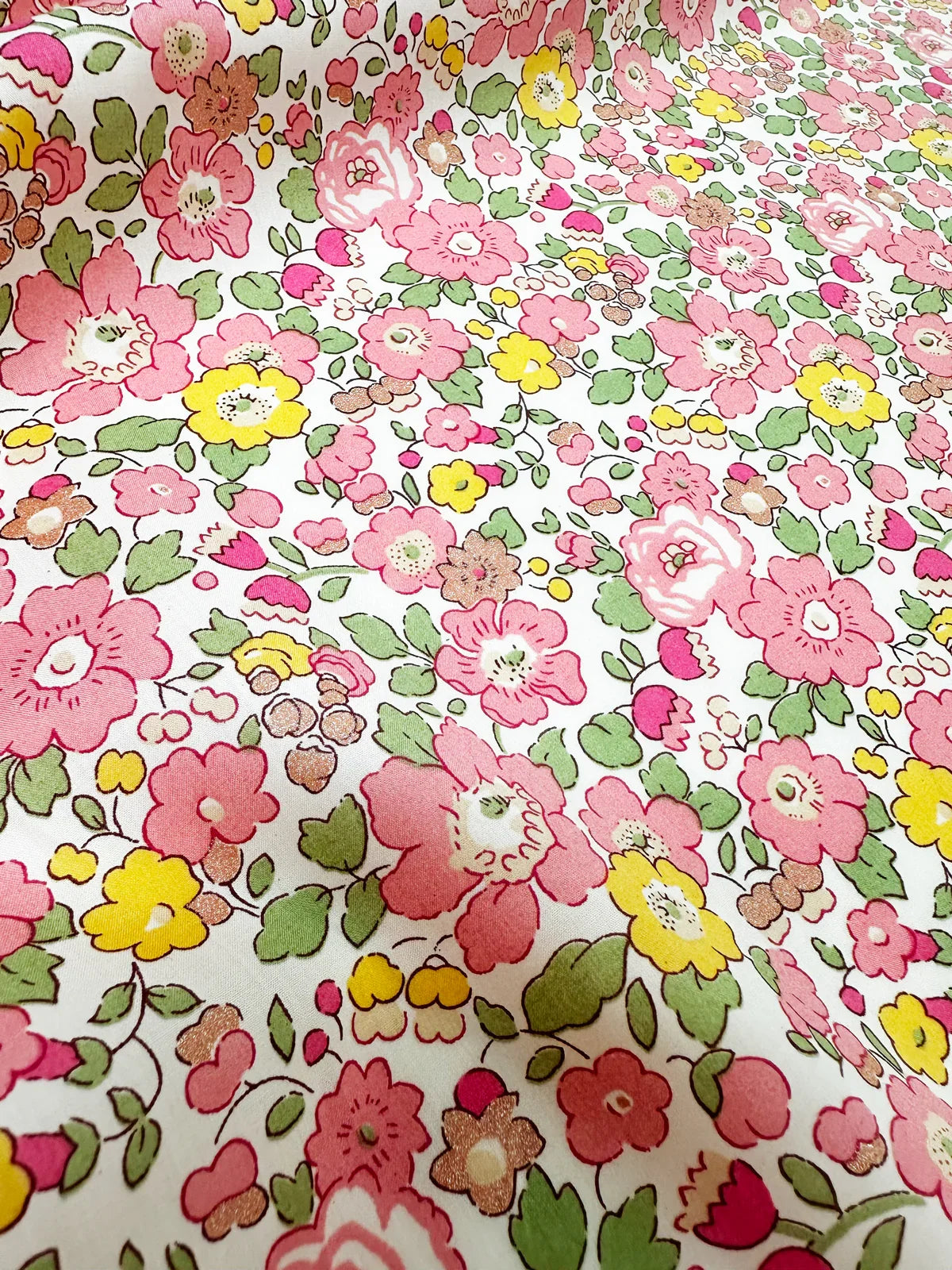 Pillowcase made with Liberty Fabric BETSY COPPER PINK - Coco & Wolf