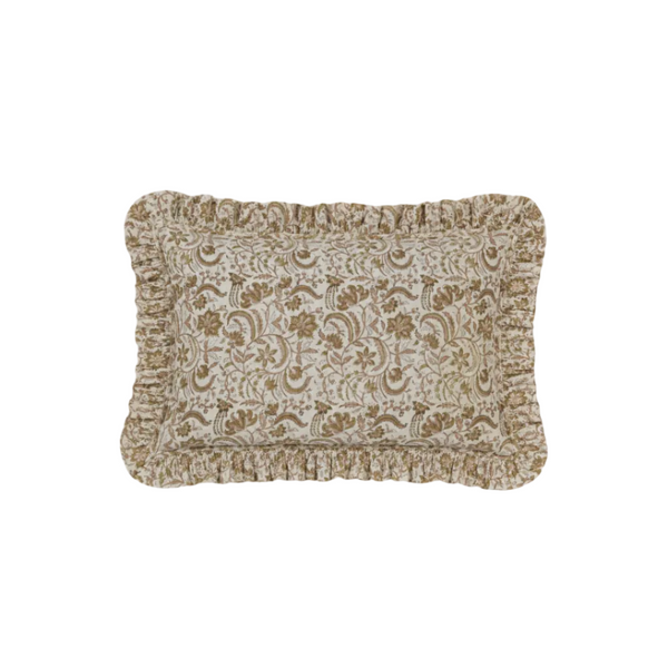 The Betsy Floral Frill Cushion
