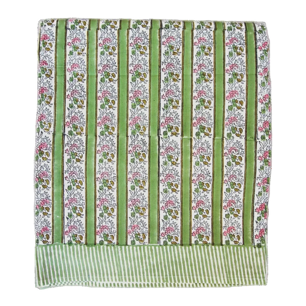 DM x Voi Collective Pink and Green Floral Tablecloth
