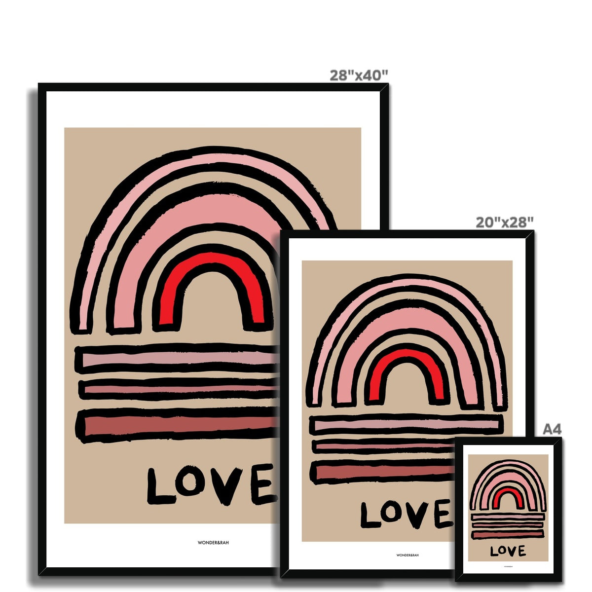 Love Abstract Print