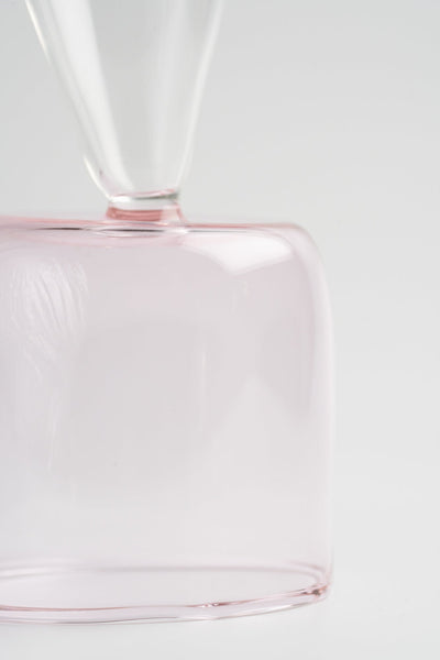 Bical Glass, Pink & Clear