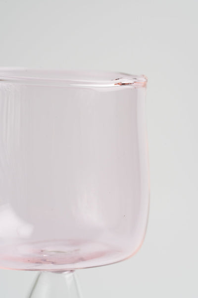 Bical Glass, Pink & Clear