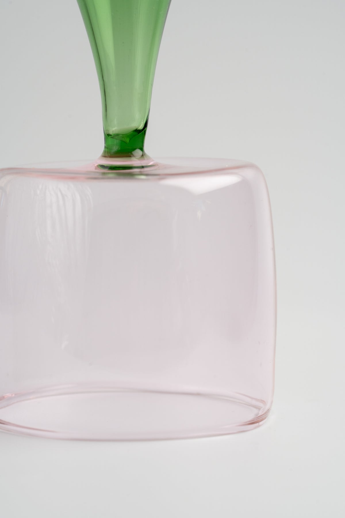Bical Glass, Green & Pink