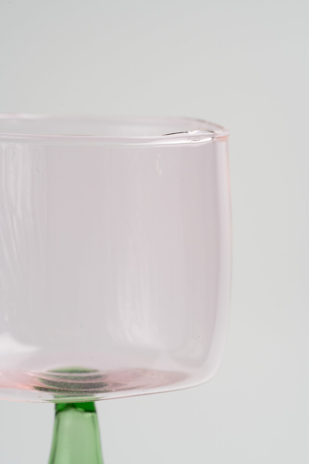 Bical Glass, Green & Pink