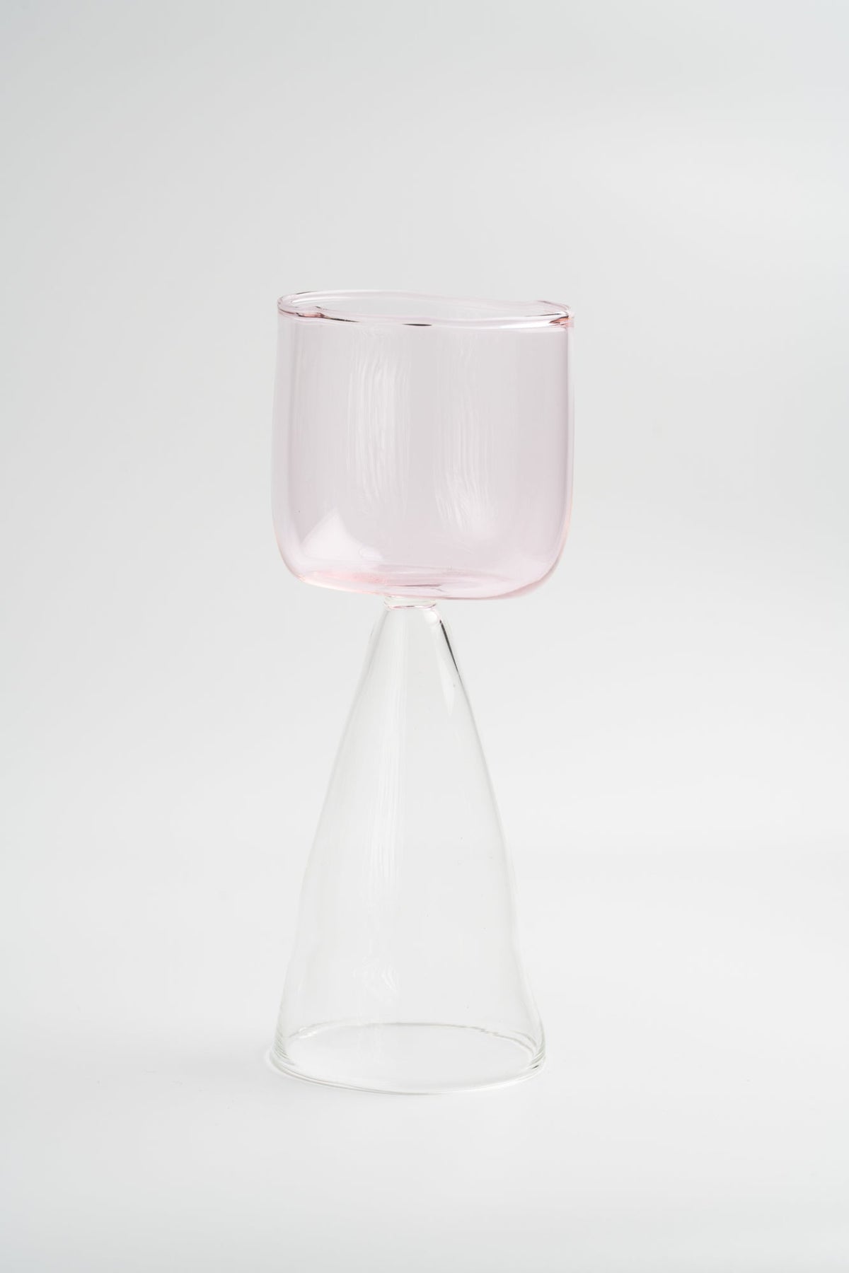 Bical Glass, Pink & Clear