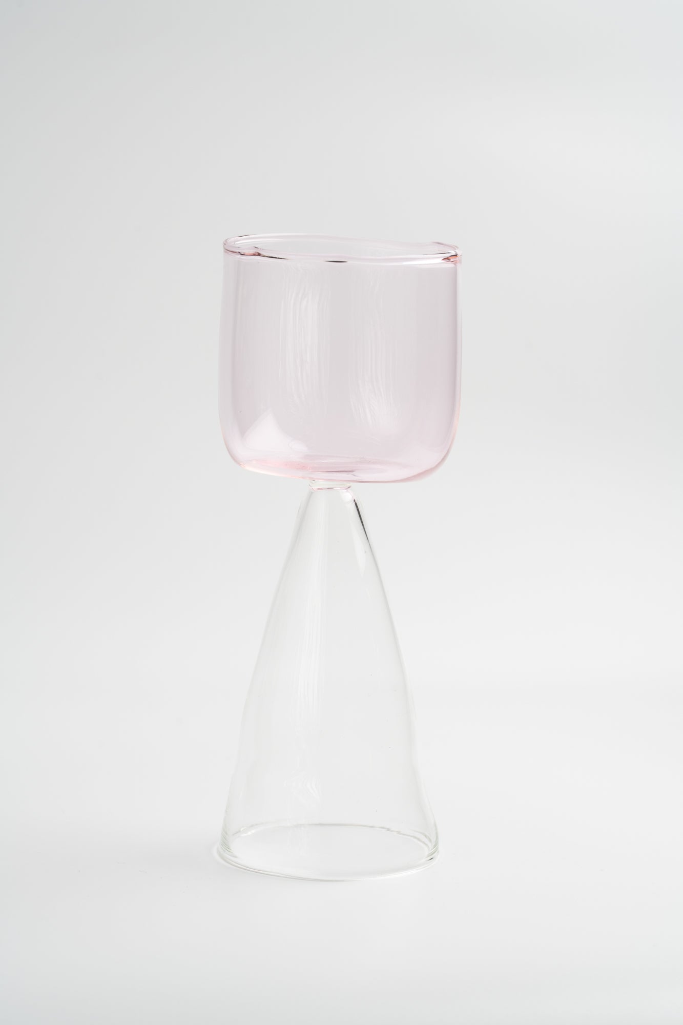 Bical Glass, Pink & Clear