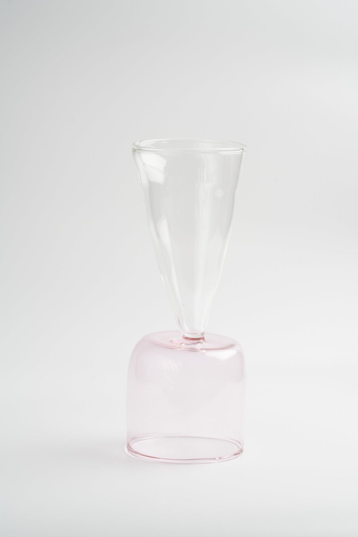 Bical Glass, Pink & Clear